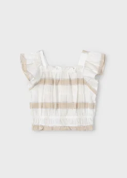 Fashion Top cuadros niña Blusas Y Tops