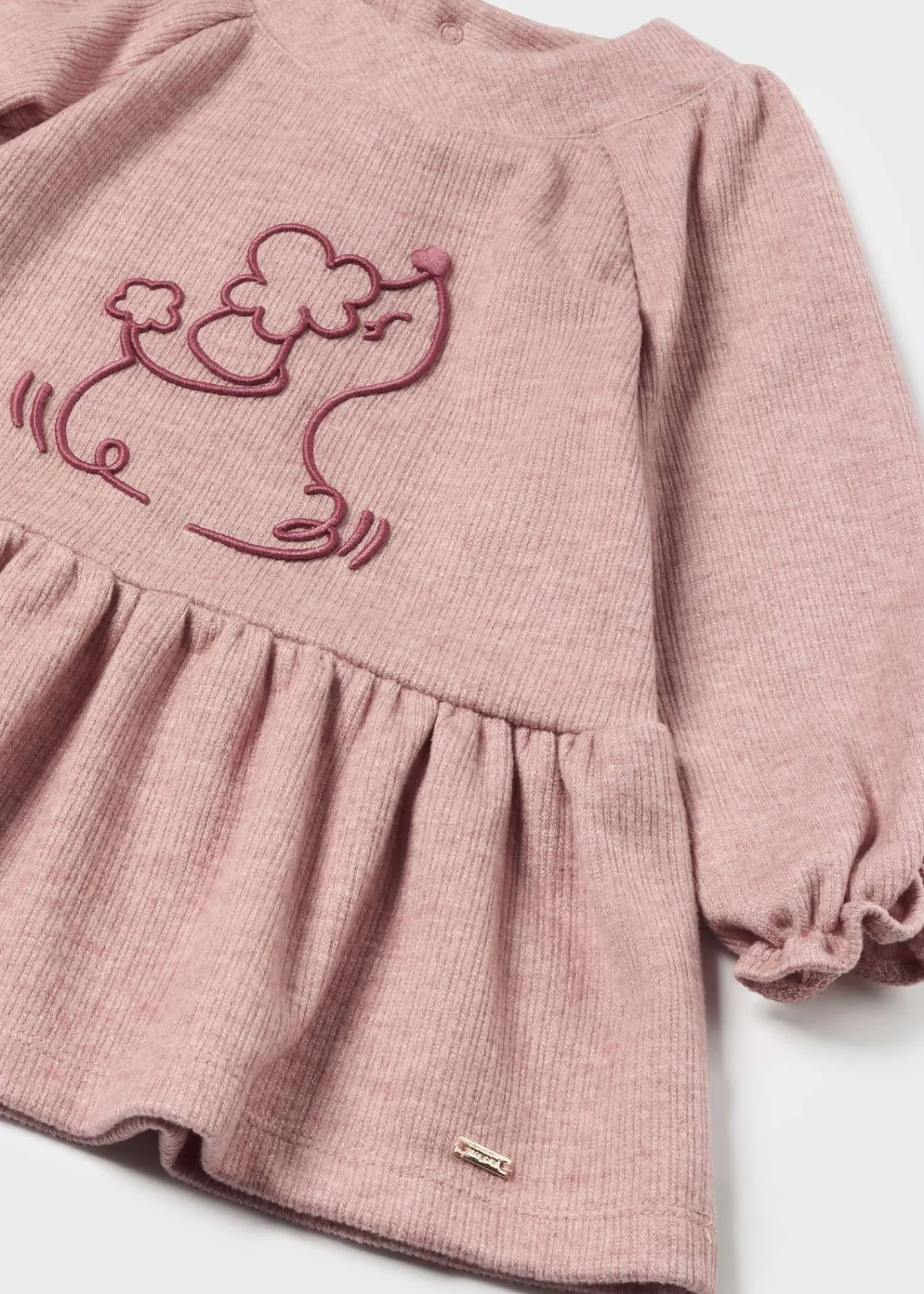 Shop Vestido animal bordado bebé Vestidos