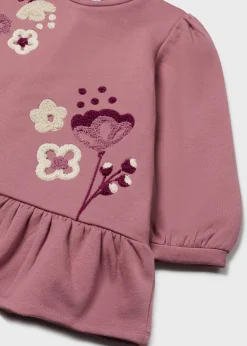 Online Vestido bordado floral bebé Vestidos