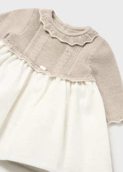 Best Sale Vestido combinado organza recién nacida Vestidos