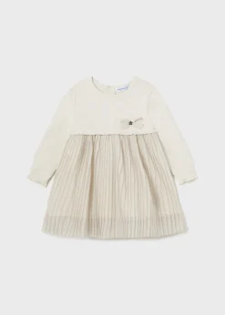 Best Sale Vestido combinado plisado bebé Vestidos