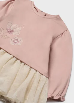 Discount Vestido combinado tul bebé Vestidos