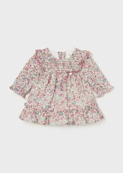 Cheap Vestido estampado volantes recién nacida Vestidos