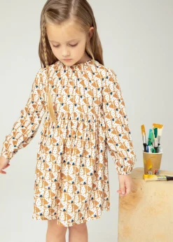 Discount Vestido fluido perritos niña Vestidos