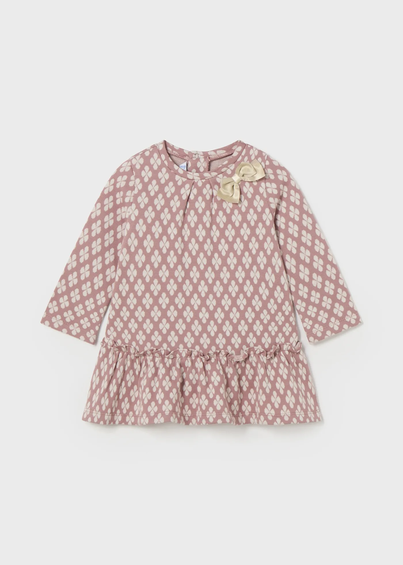 Outlet Vestido jacquard bebé Vestidos