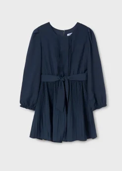 Discount Vestido plisado crepe chica Vestidos