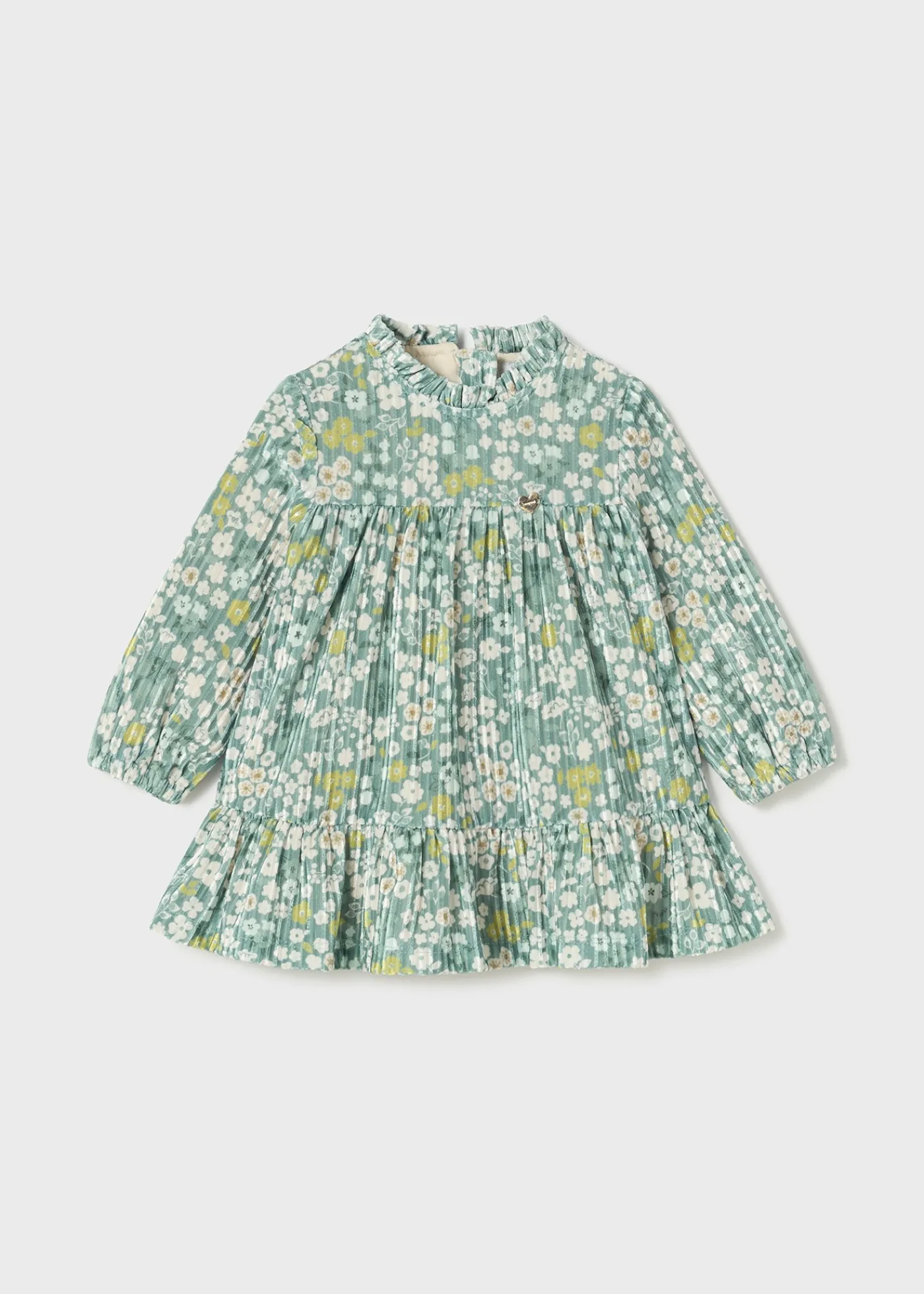 Flash Sale Vestido terciopelo estampado bebé Vestidos