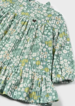 Flash Sale Vestido terciopelo estampado bebé Vestidos