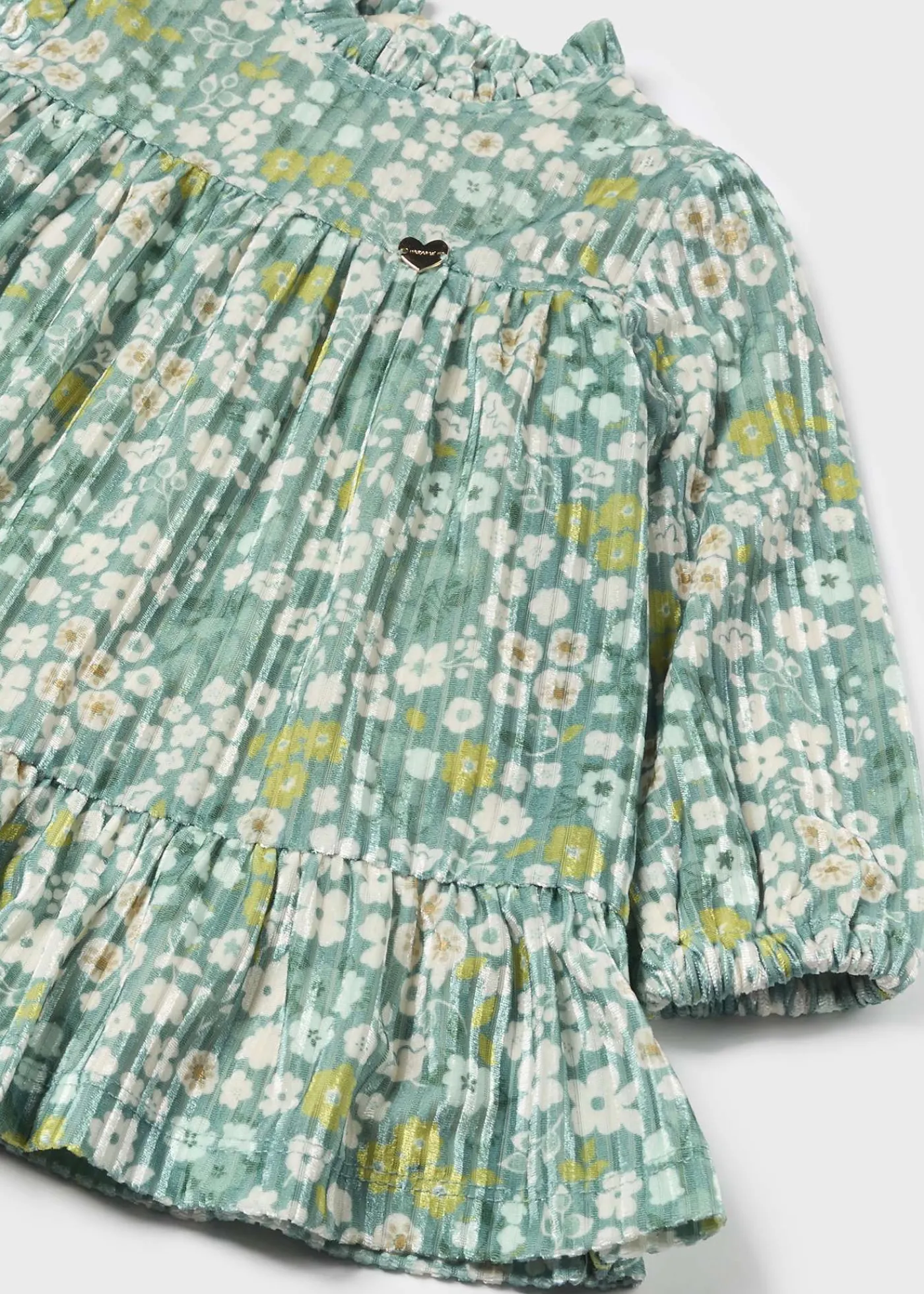 Flash Sale Vestido terciopelo estampado bebé Vestidos