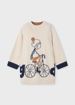Best Sale Vestido tricot bicicleta niña Vestidos