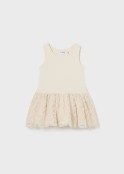 Clearance Vestido tricot combinado bebé Vestidos