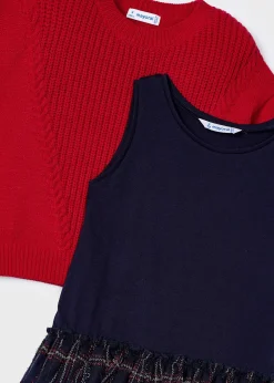 Sale Vestido tul con jersey niña Vestidos