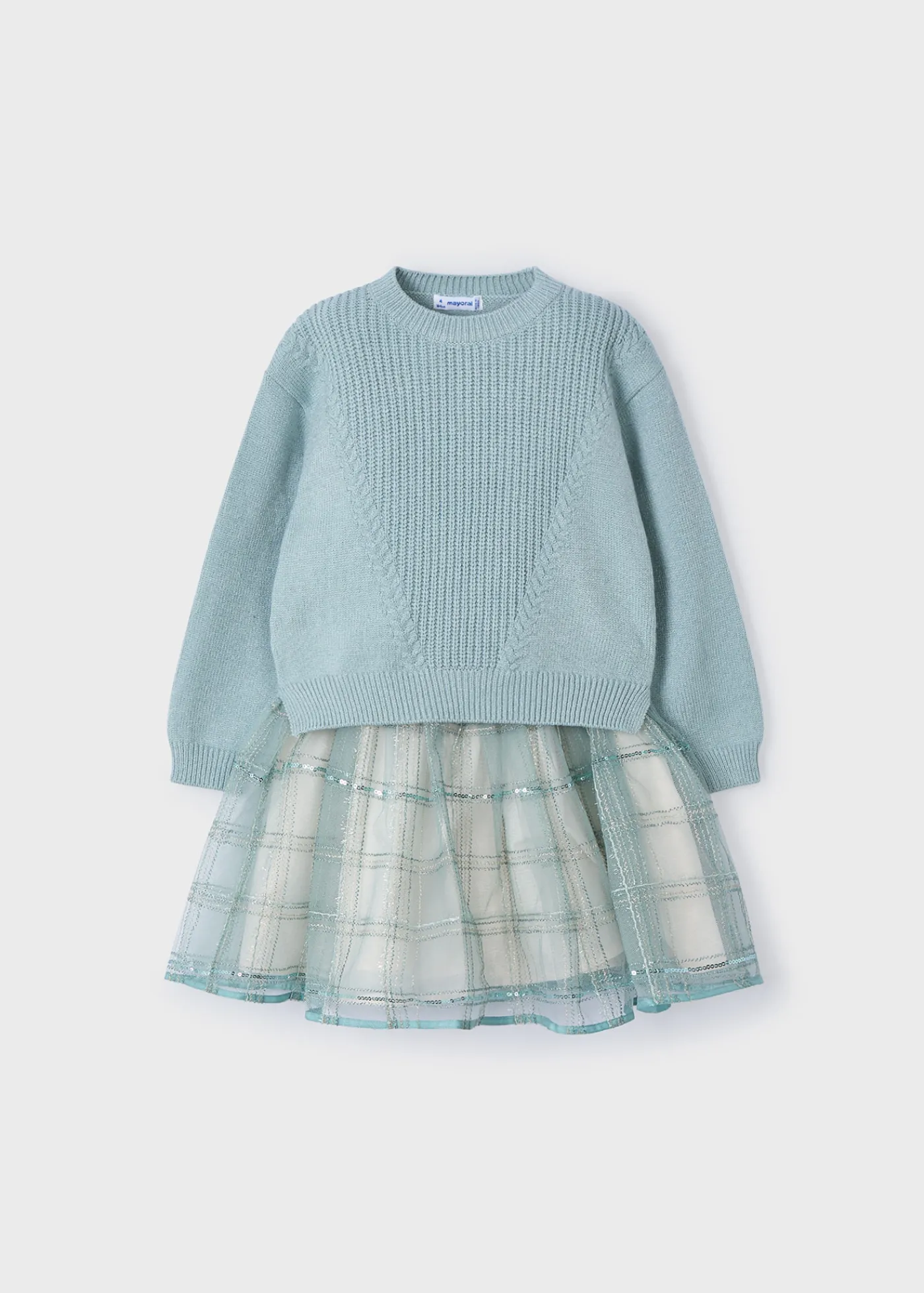 Sale Vestido tul con jersey niña Vestidos